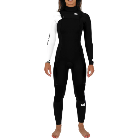 QUEEN ROCK YAMAMOTO GALZ WETSUIT - BLACK & WHITE