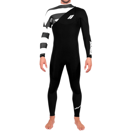 INDIGENT II STRIPES WETSUIT - BLACK & WHITE