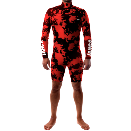 Smoke Long Sleeve Spring Wetsuit | Janga Team Edition - Red