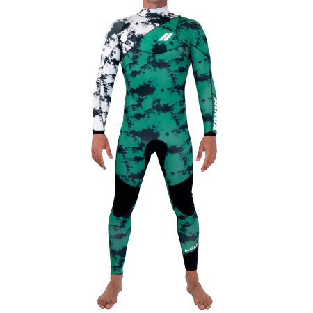 Neopreno Janga Indigent 2 Tye Dye Verde y Blanco