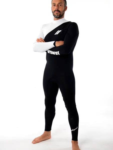 Neopreno Janga wetsuits Blanco y negro 2 mm modelo indigent