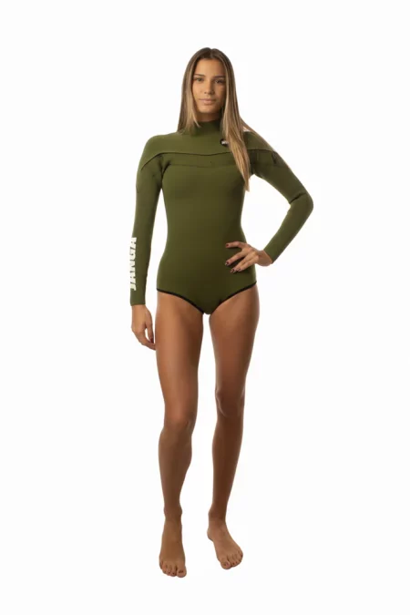 JANGA X-ZIP Highercut Woman - VERDE MILITAR (Yamamoto)